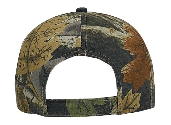 OTTO CAP® Camouflage 6 Panel Low Profile Baseball Cap 6