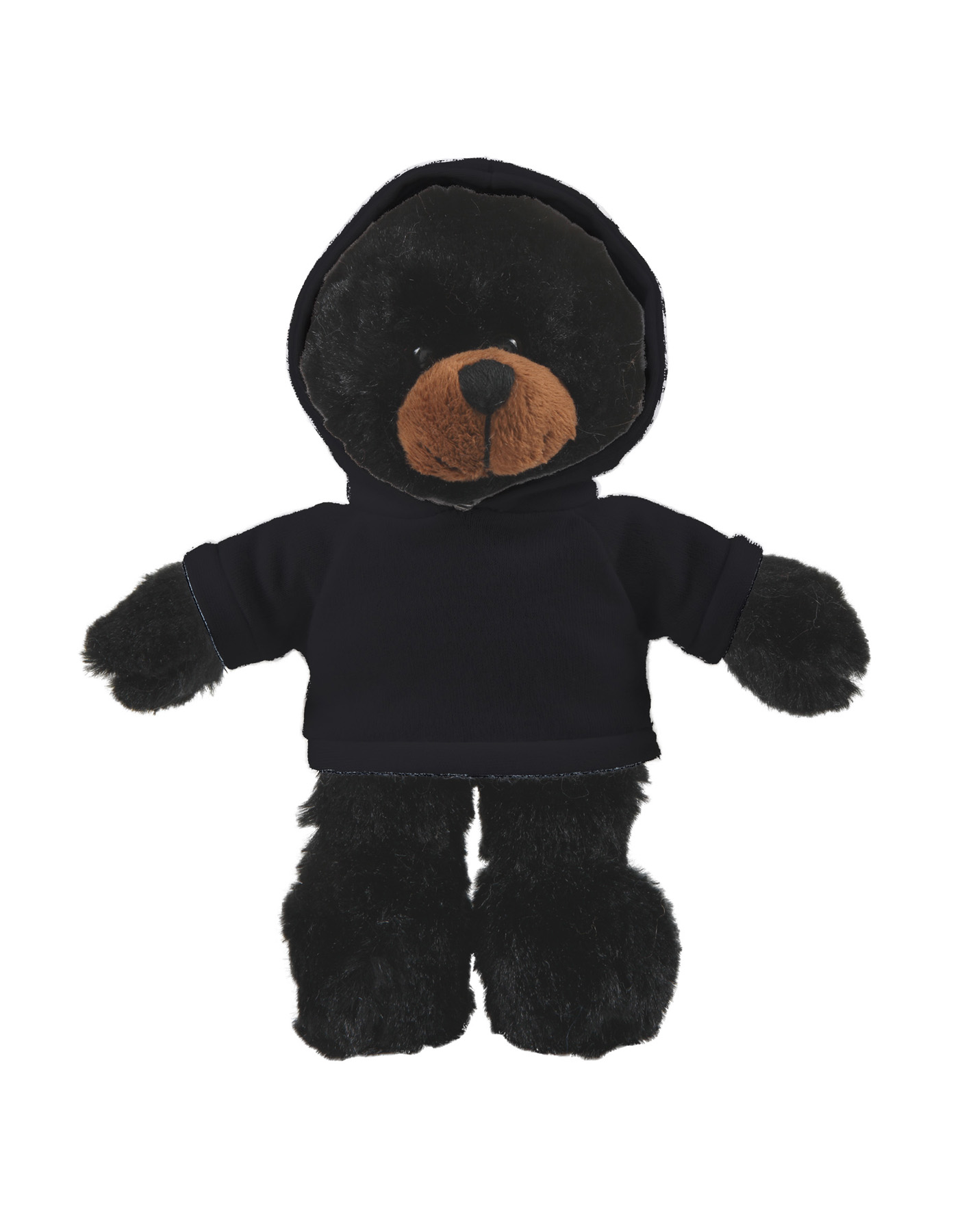 soft plush Black Bear with hoodie 16