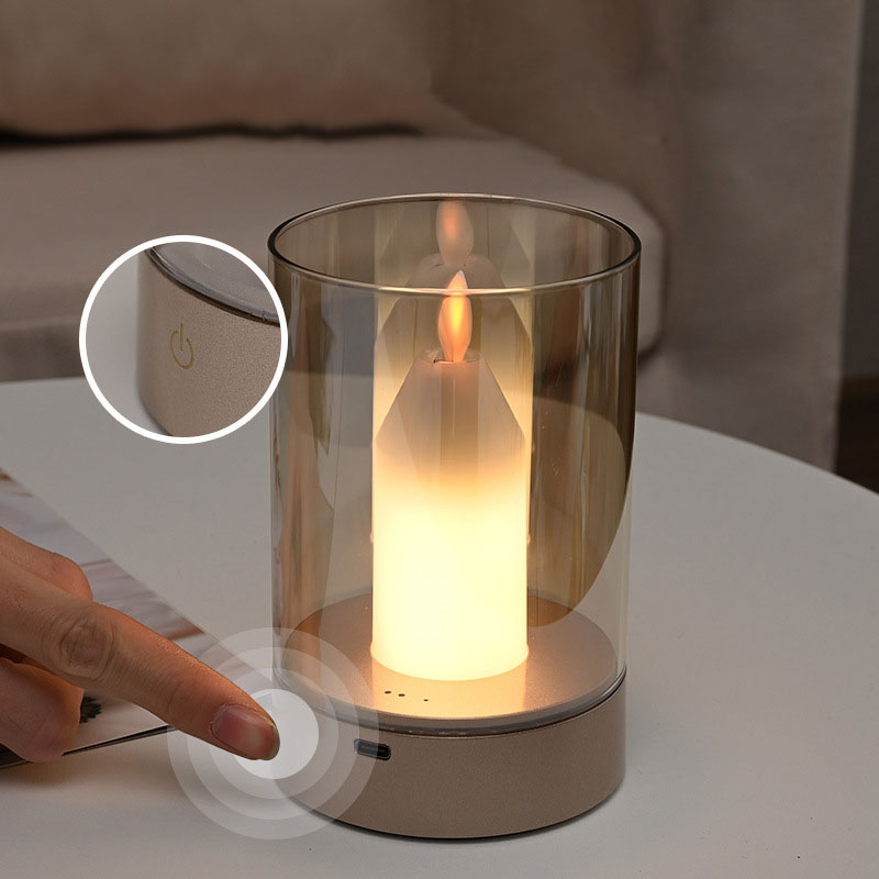 Touch-Sensitive LED Electric Candle Lamp 3
