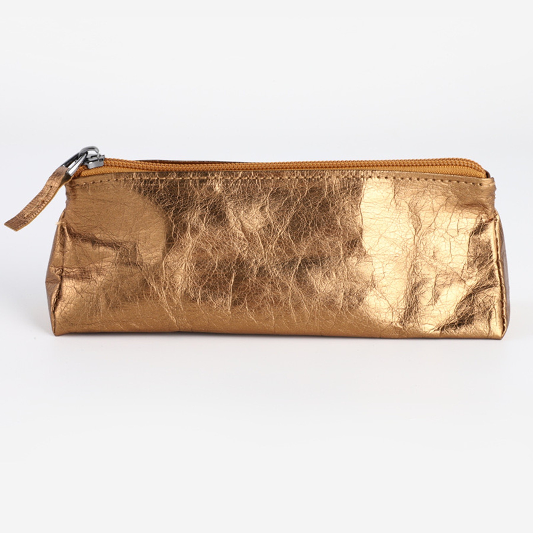 Solid Color Unisex Zipper Pencil Case 1