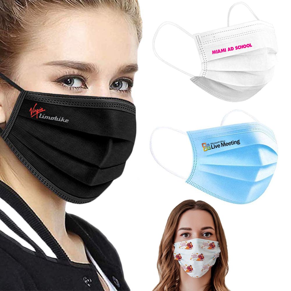 Custom Printed 3 Ply Face Mask 2