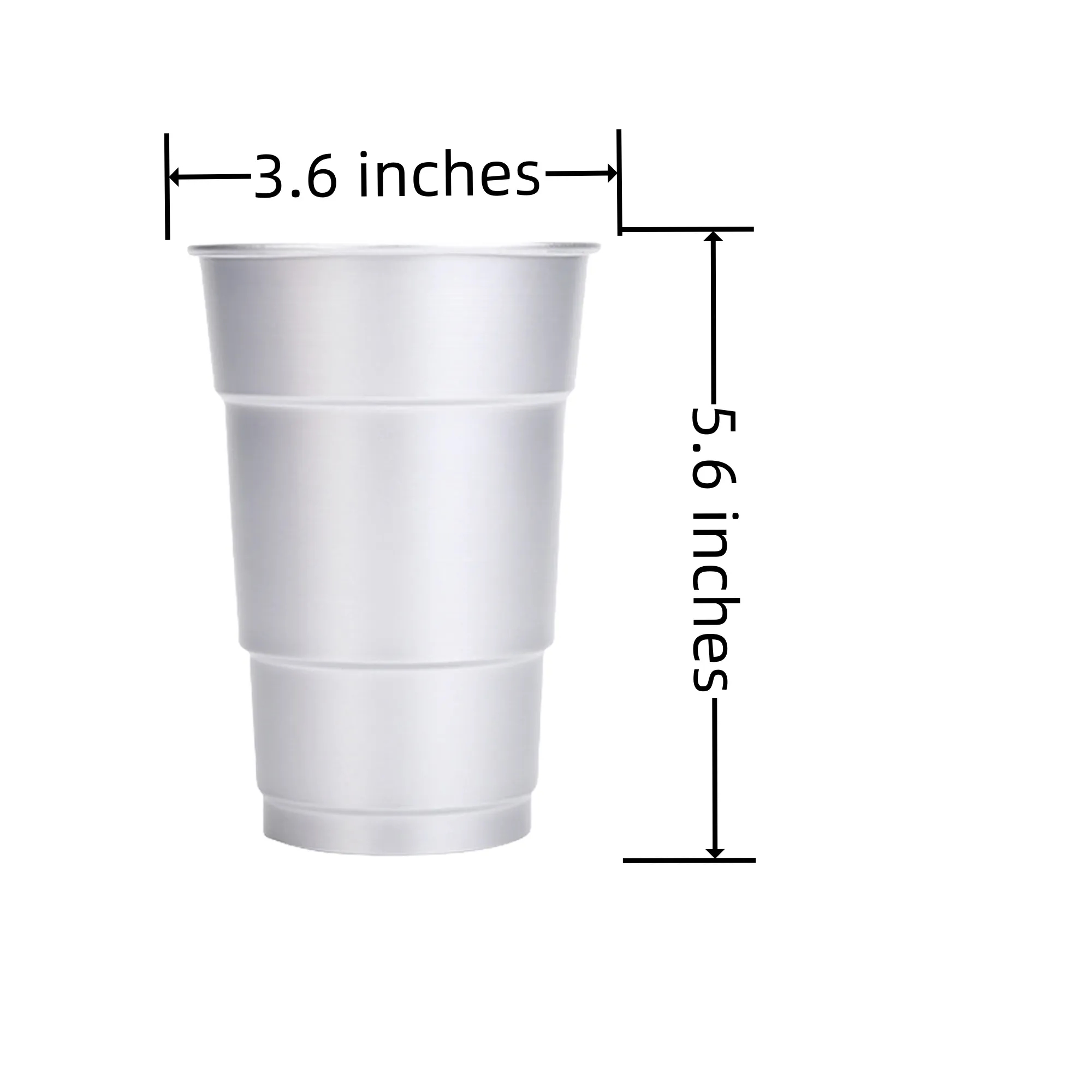 16OZ Aluminum Cups MOQ 50PCS 10