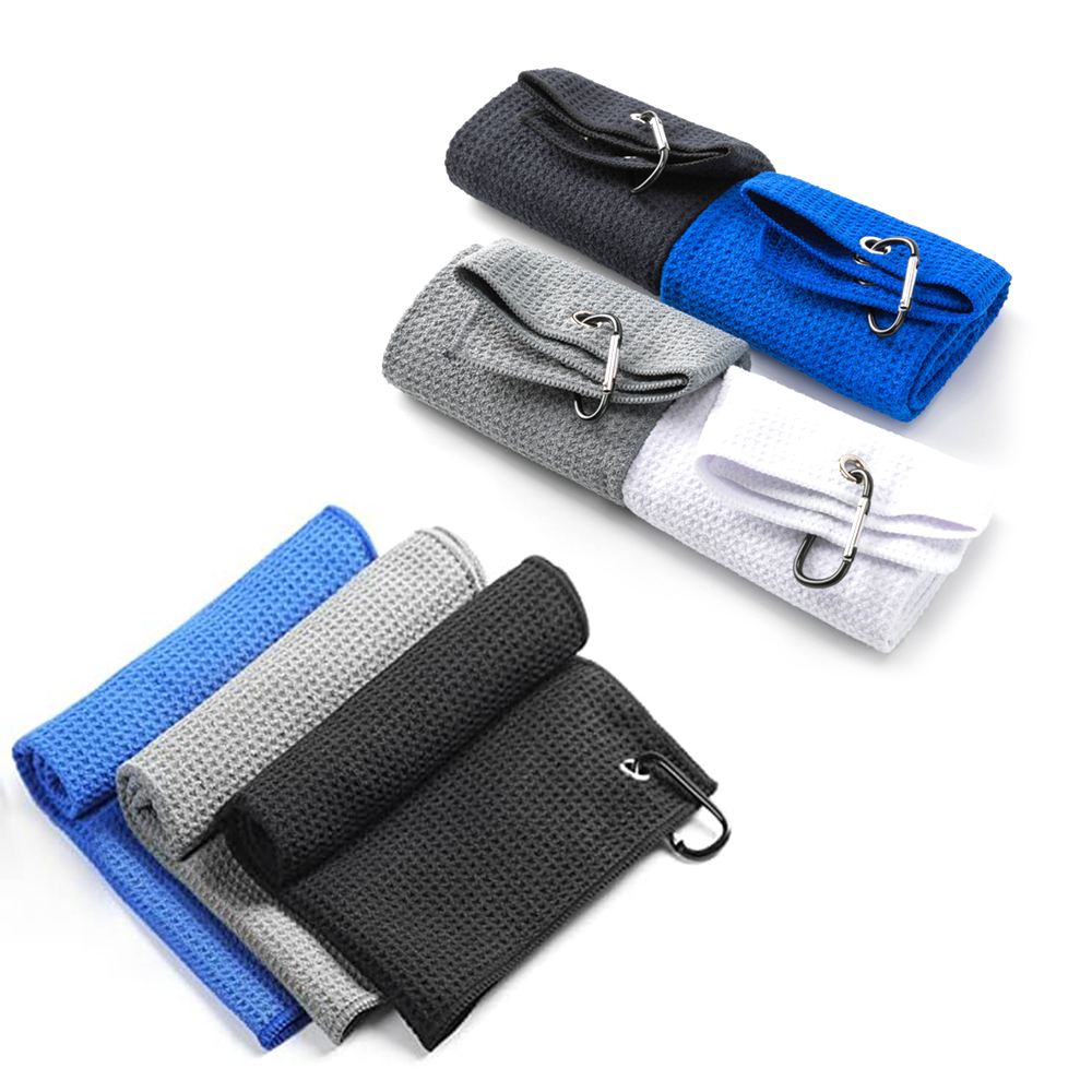Microfiber Golf Towel with Carabiner 2