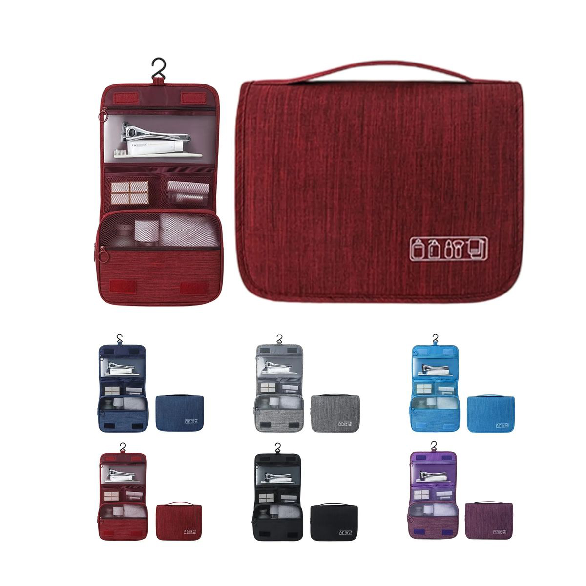 Water Resistant Polyester Toiletry Bag 5