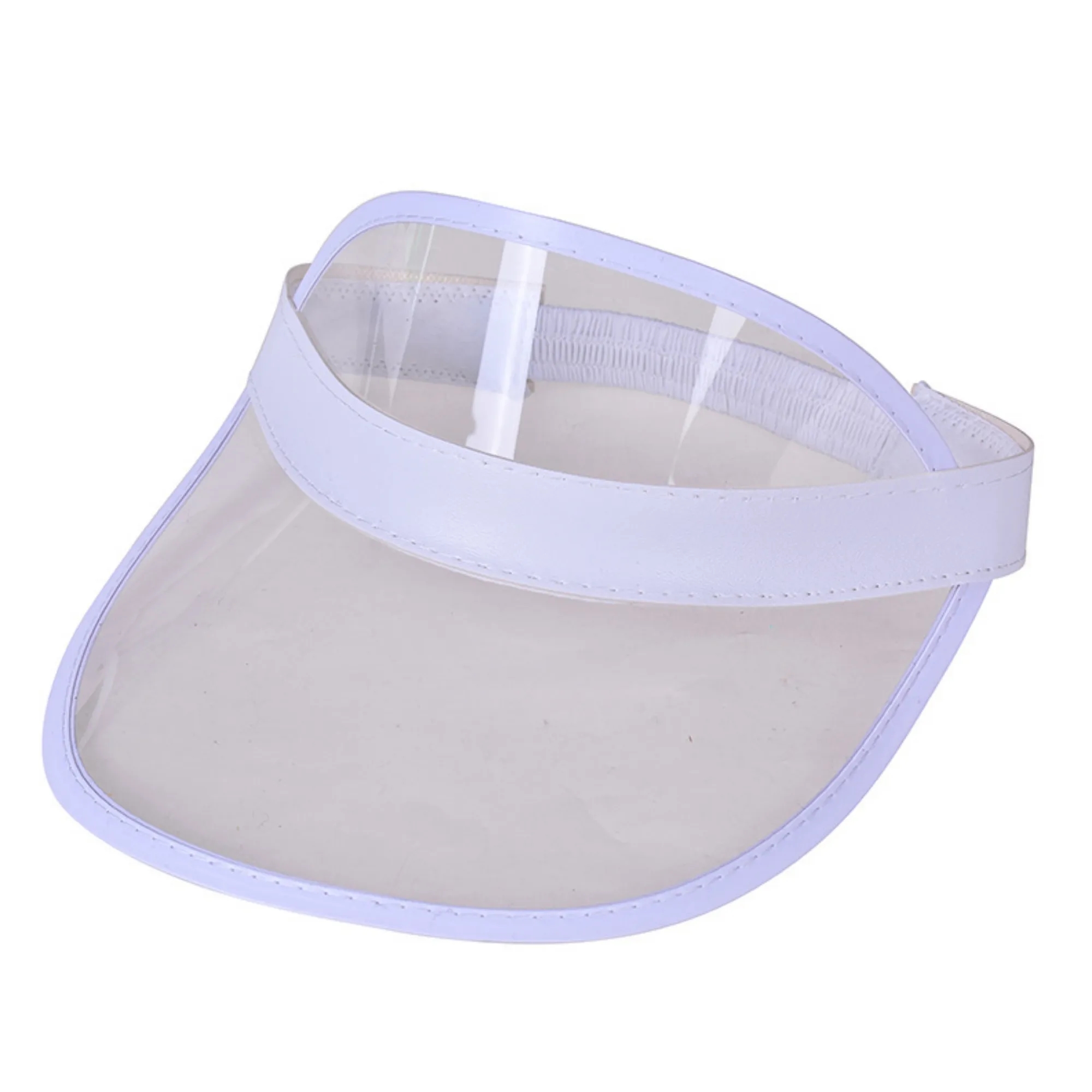 Unisex Sun Visors Plastic Clear Cap 12