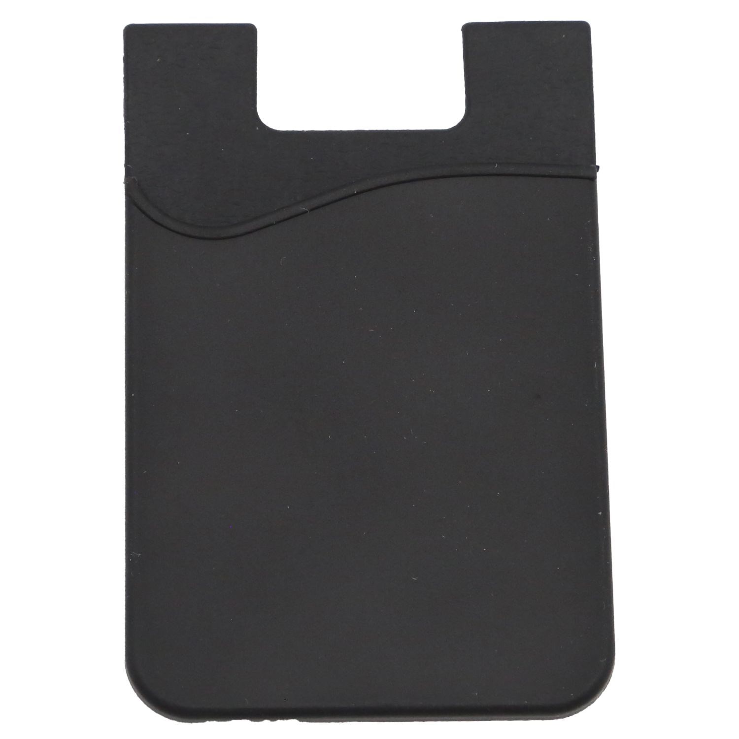 SILICONE PHONE WALLET WITH SOFT ADHESIVE CARD HOLDER SLEEVE