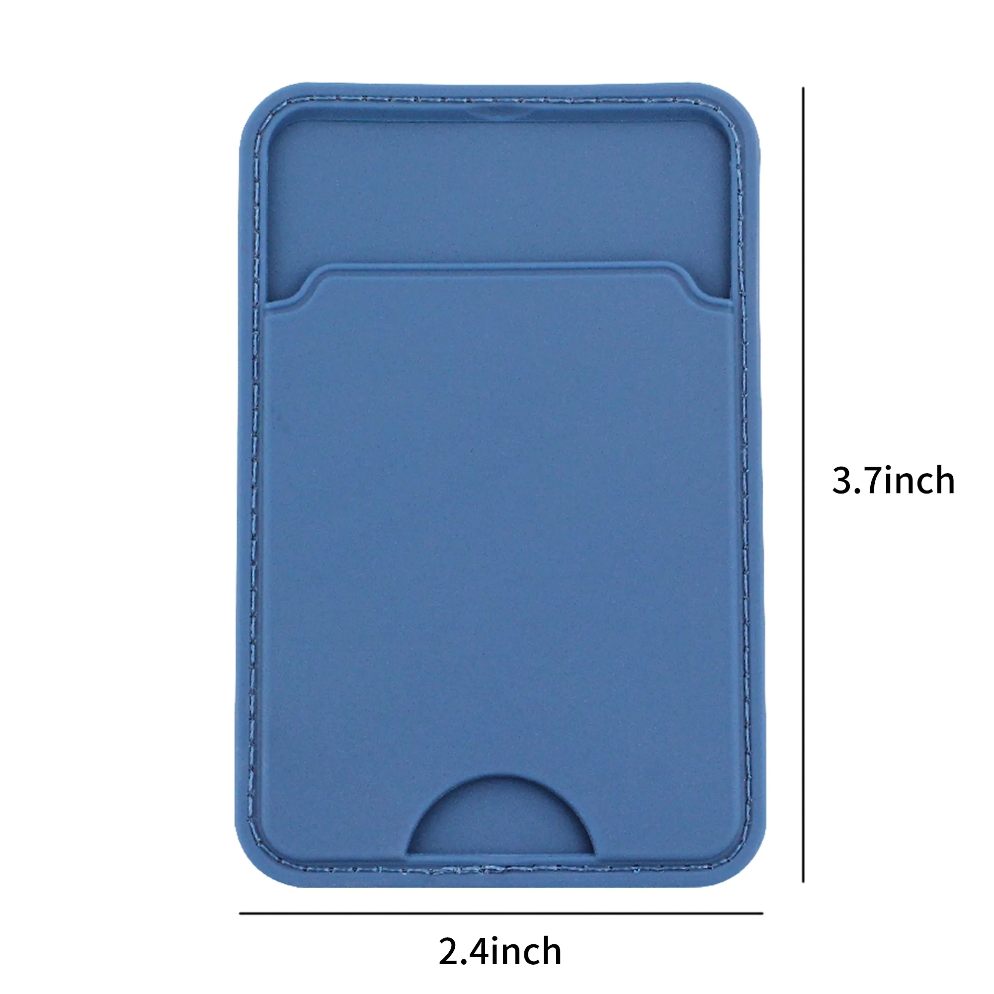 Slim Silicone Phone Wallet with Adhesive 9