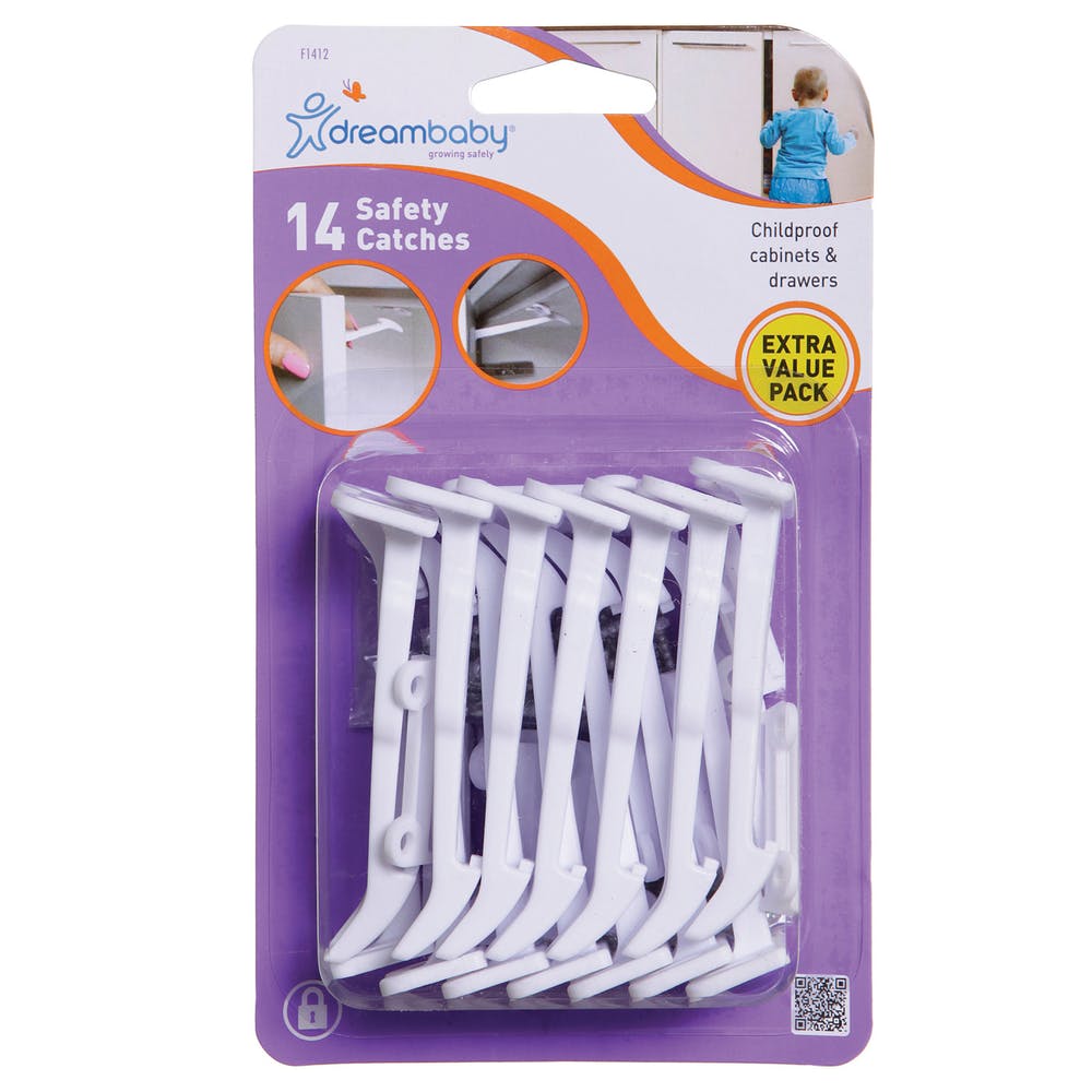 Secure Catches - 14 Pack Cabinets & Drawers 2