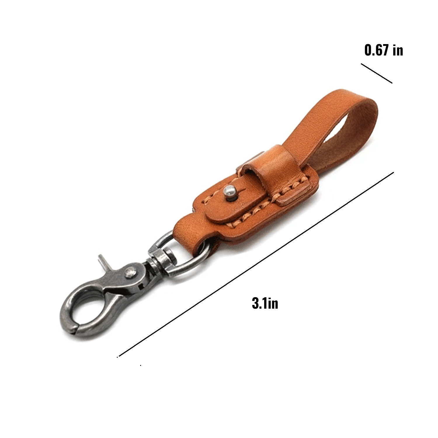 Creative Leather Car Vintage Keychain 2
