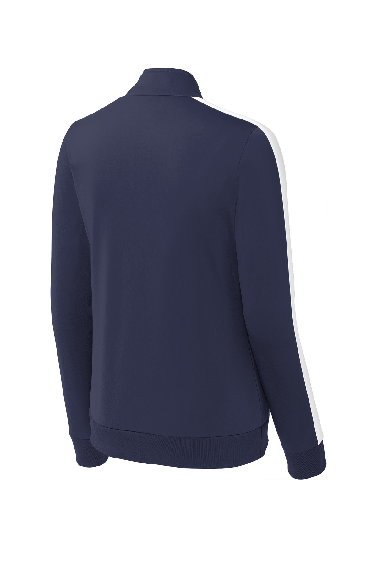 Sport-Tek Women's Tricot Sleeve Stripe Track Jacket. LST94 41