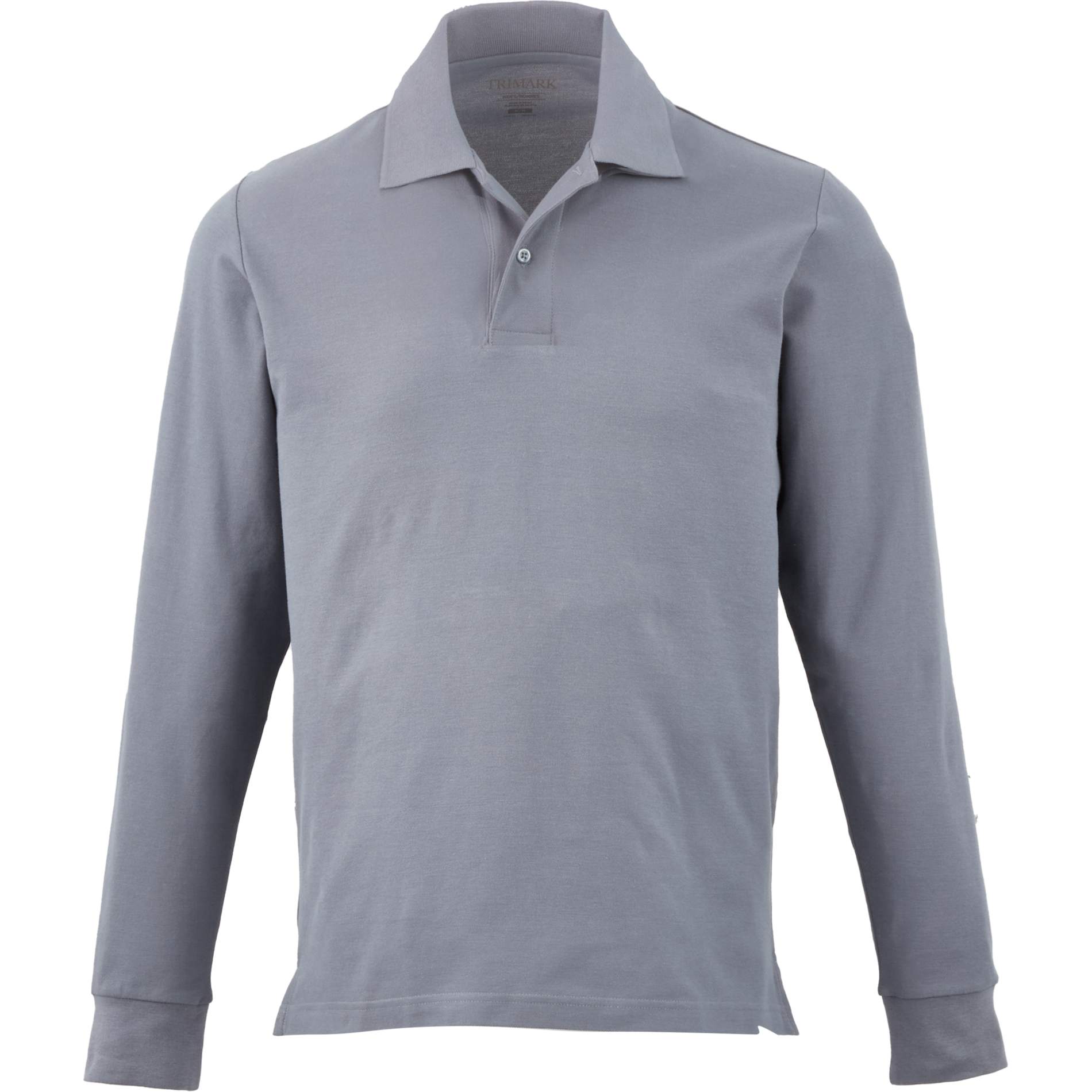 PALO Long Sleeve 100% Cotton Pique Polo - Men's