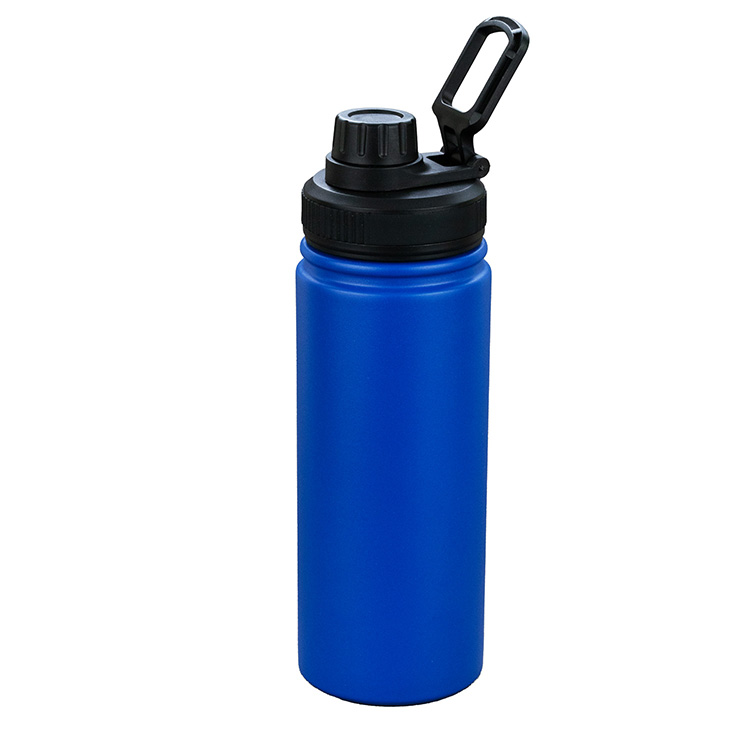 "HANA" 19 oz Powder Coated Double Wall Stainless Steel Tumbler With a Sport Lid 6