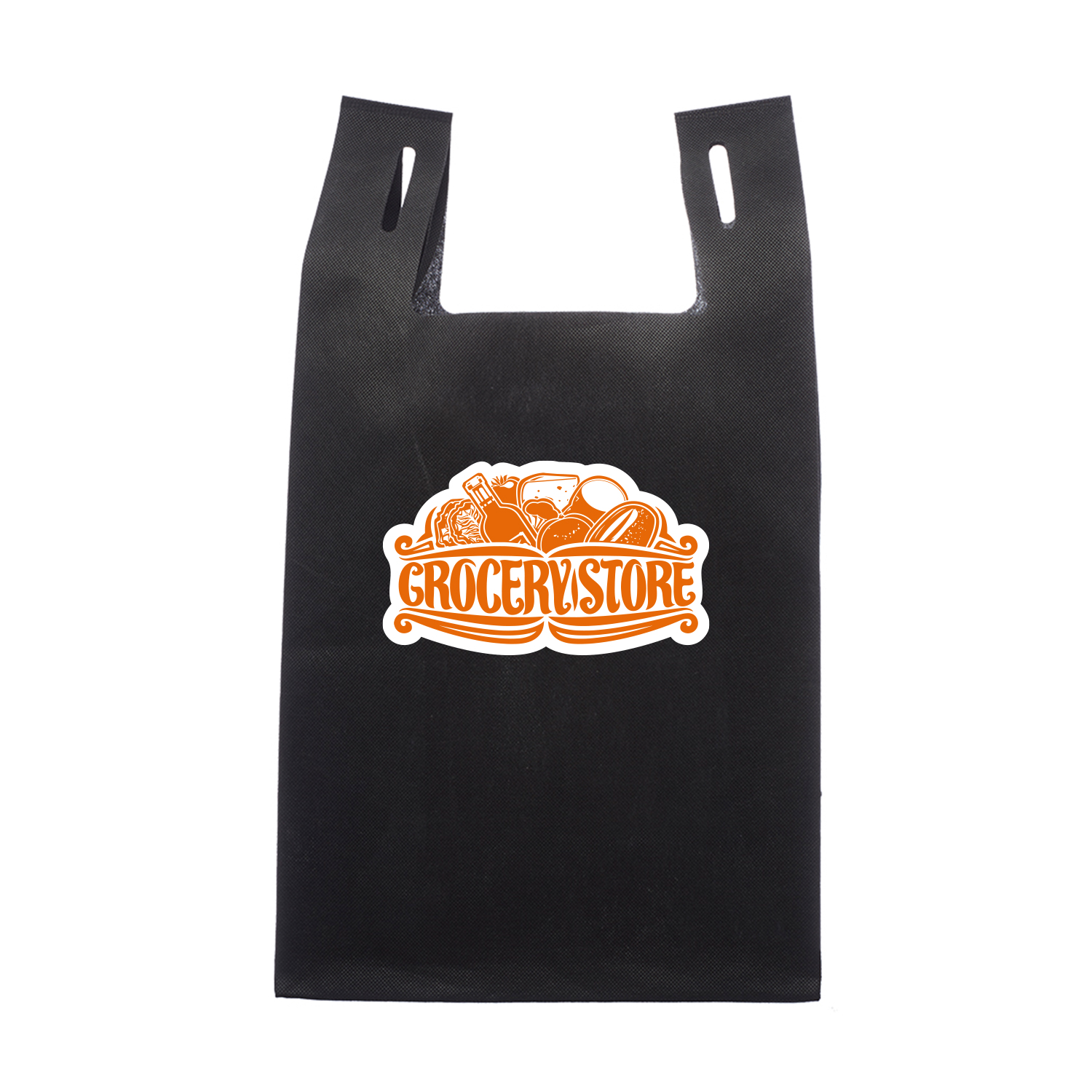 EZ-Hang Reusable Shopper Bag (2 Color Imprint) 12