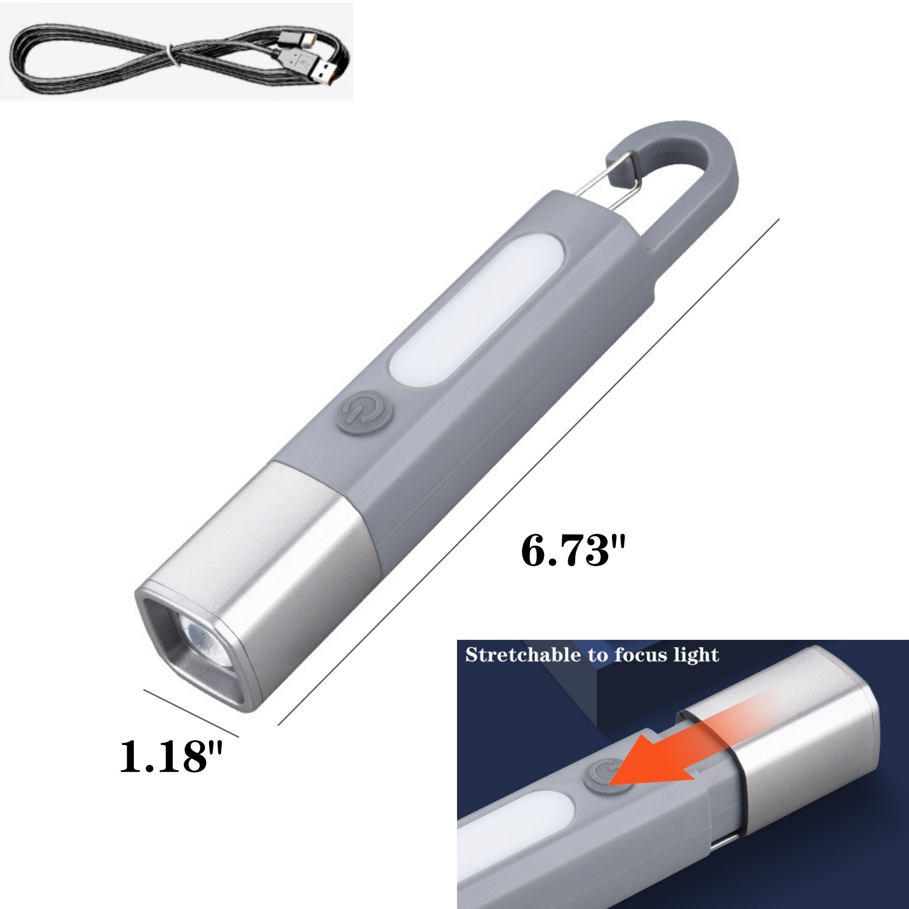 Waterproof Zoom Flashlight 2
