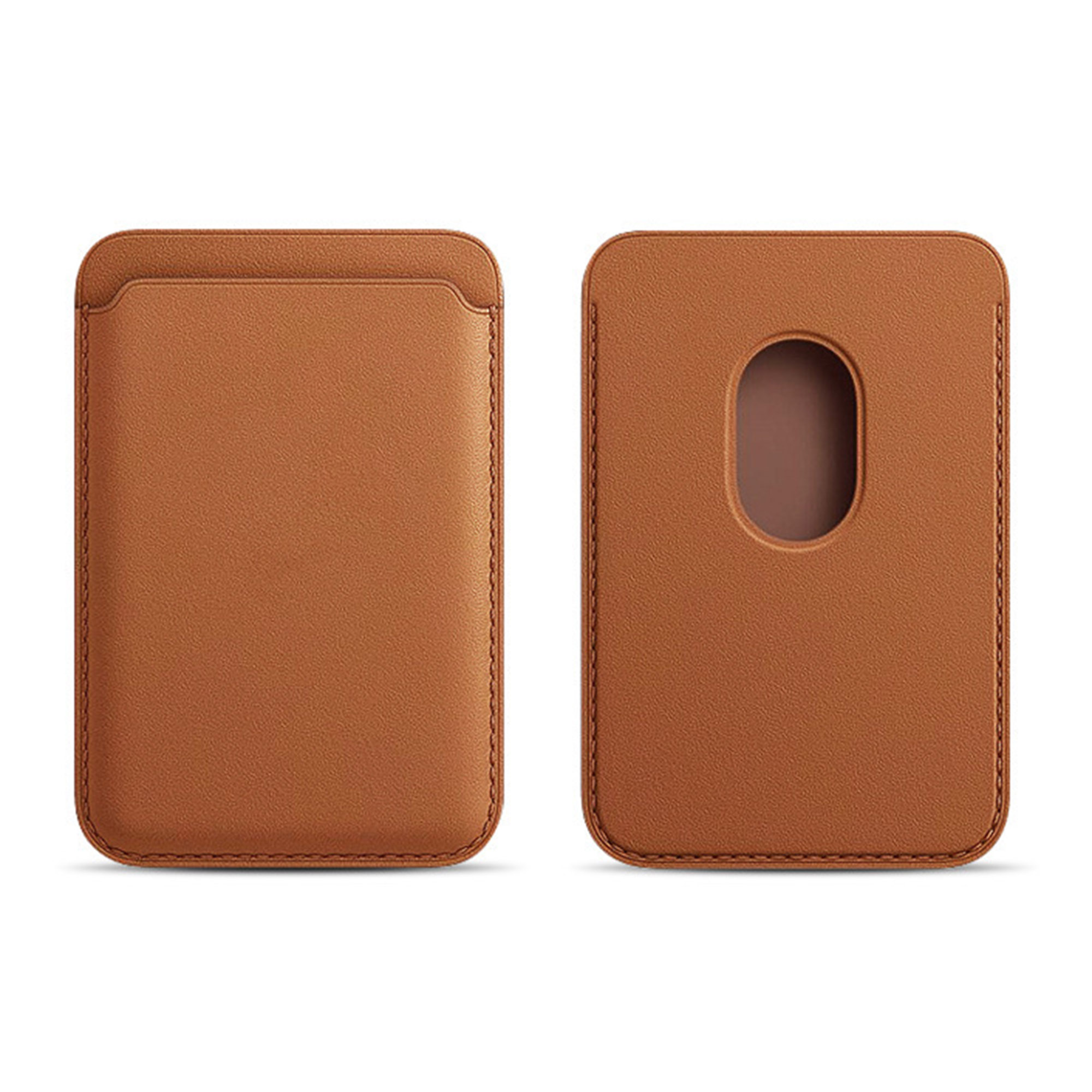 PU Leather Magsaf Phone Wallet Magnetic Card Holder 2