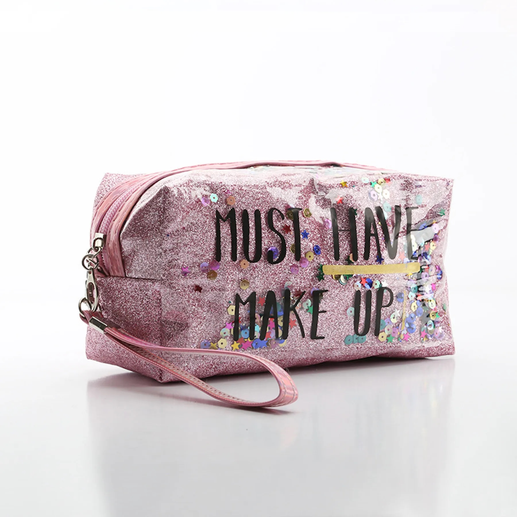 Fashion Creative Sequin Glitter Toiletry Pouch Cosmetic Bag 6
