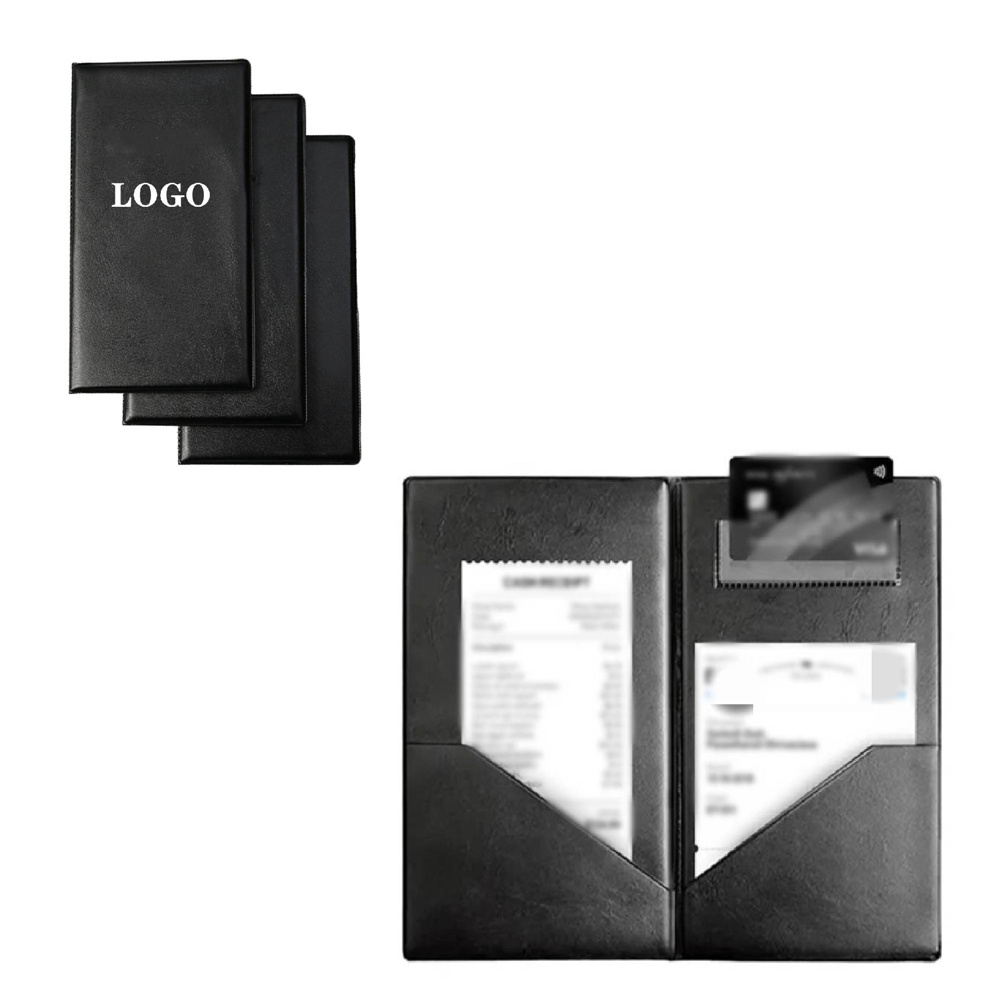 MOQ 10 pcs Leather Bill Holders 3
