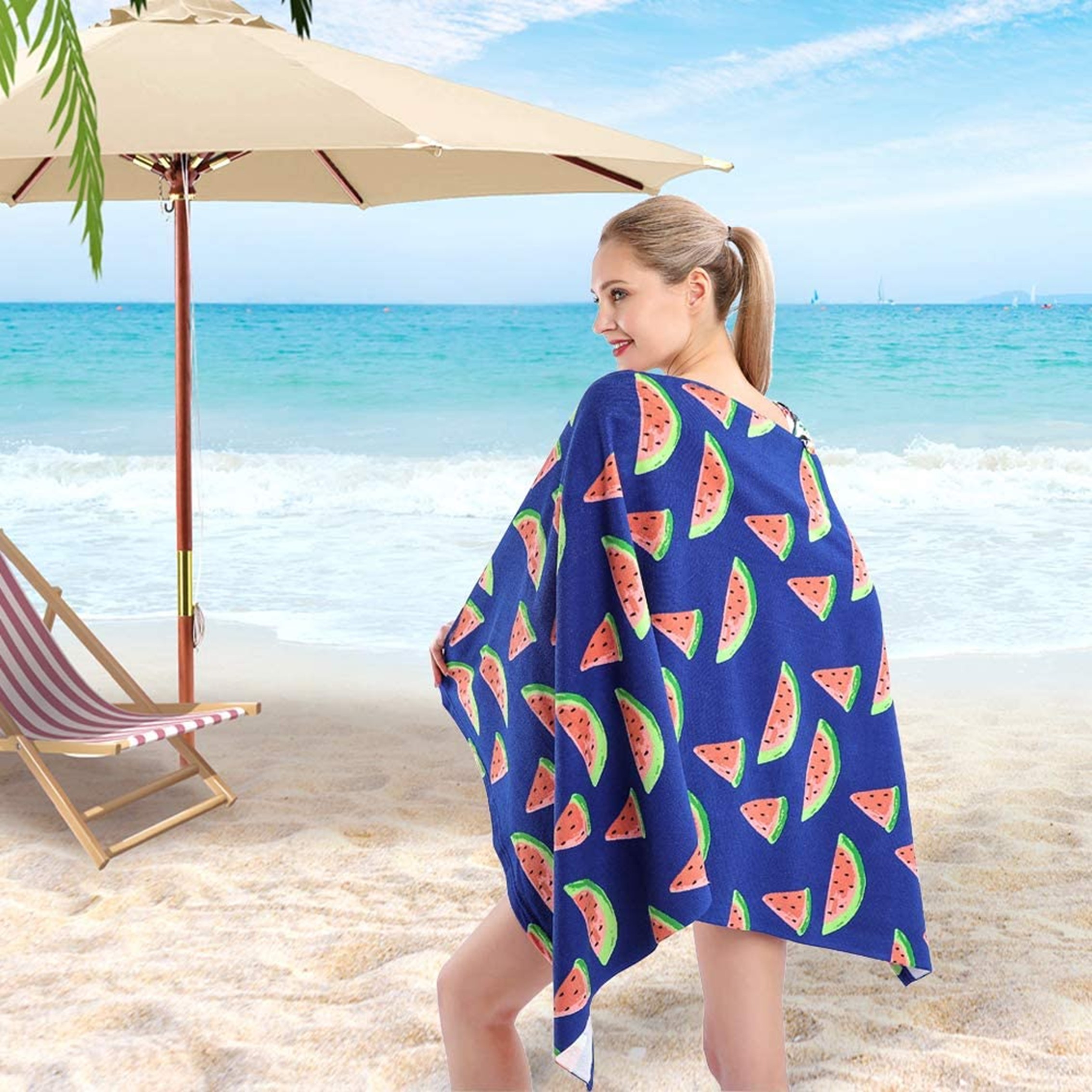 Cool Pool Towels Beach Accessories Super Absorbent Towel 2