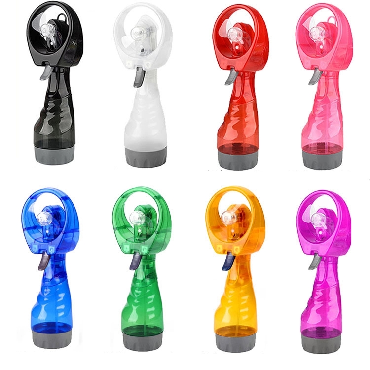 Portable Handheld Humidifier Powered Fans with Mist 8