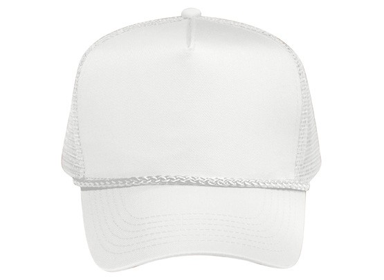 OTTO CAP® 5 Panel Mid Profile Mesh Back Trucker Hat 11