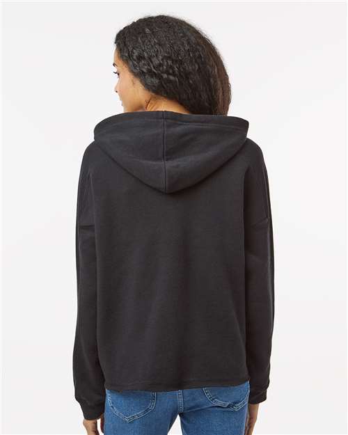 Women's Angel Fleece Crop Hooded Sweatshirt - W23101 3