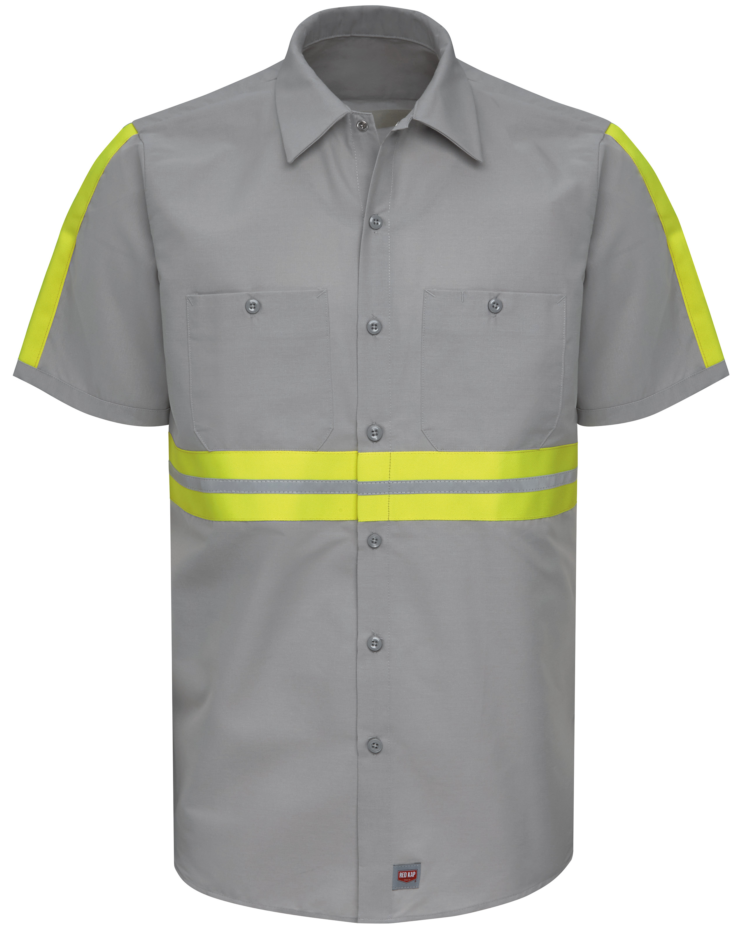 Red Kap® Short Sleeve Enhanced Visibility Industrial Work Shirt 2