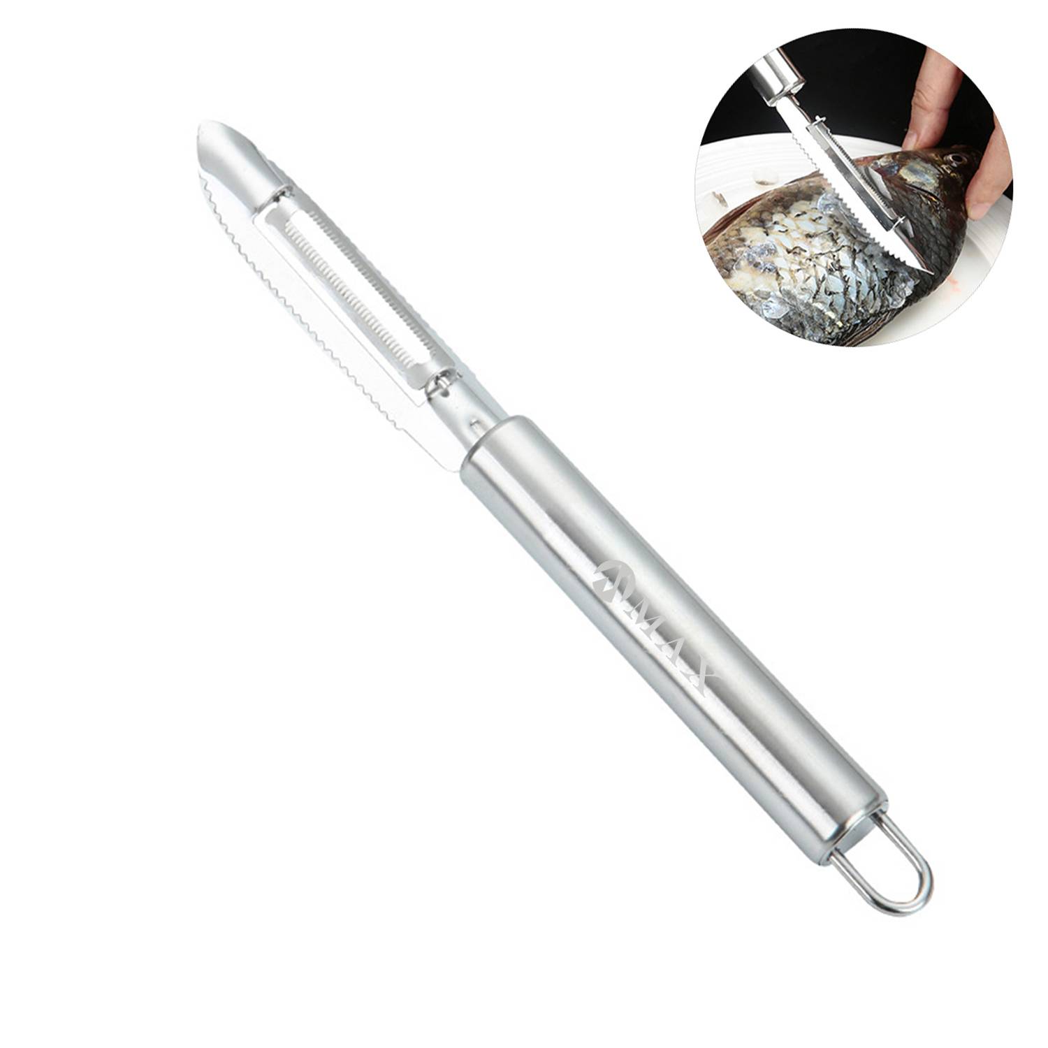 Kitchen Fish Scaler Fruit Vegetable Peeler 5