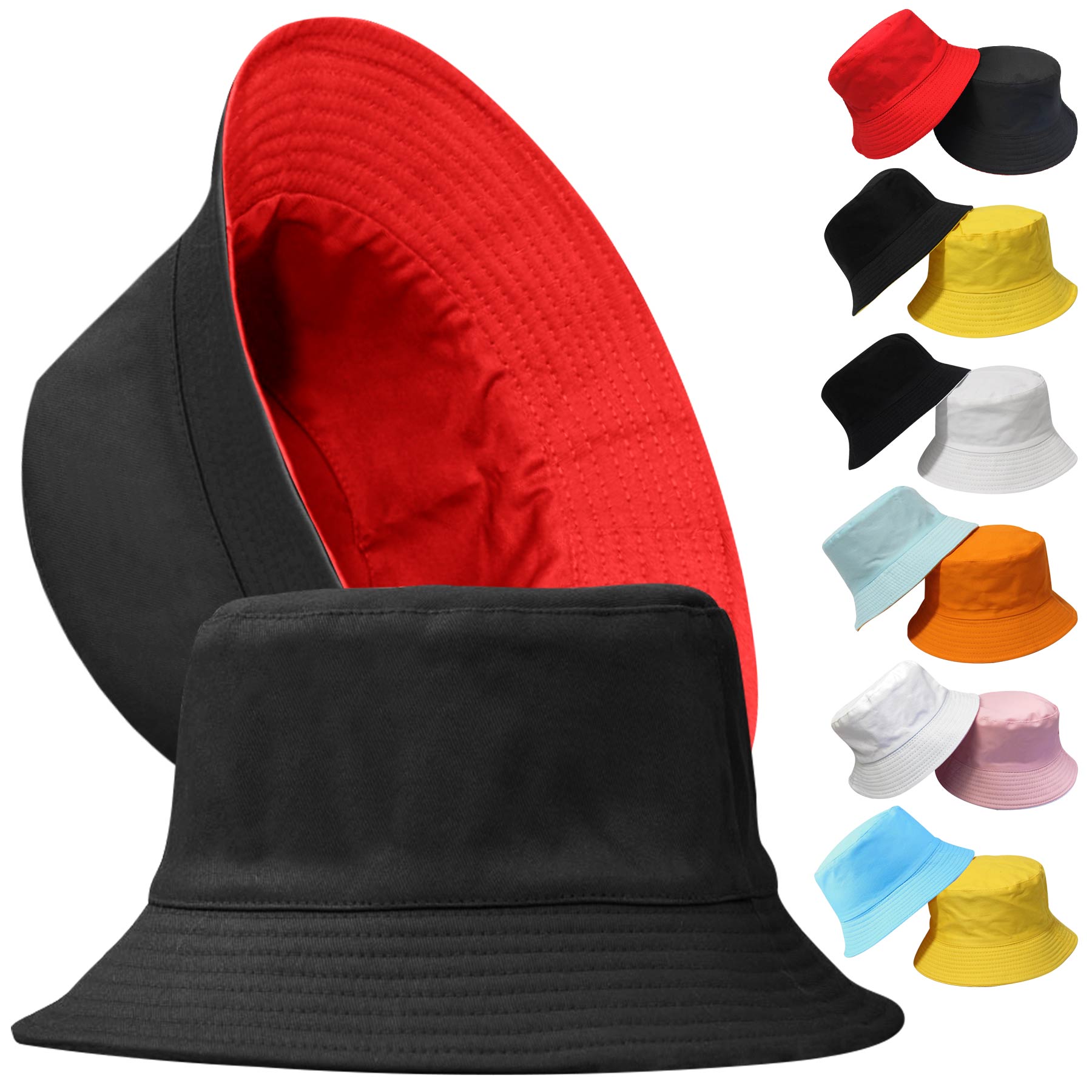 Cotton Bucket Hats 1