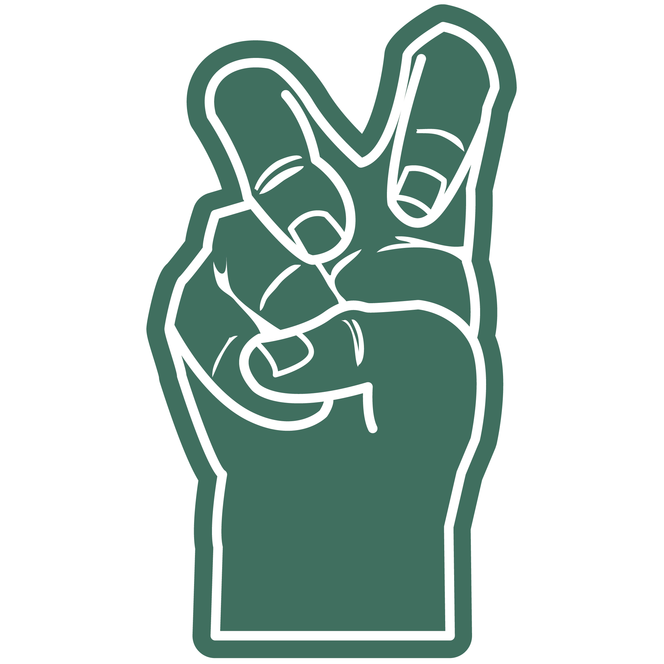 Bent Finger Frog Hand 27
