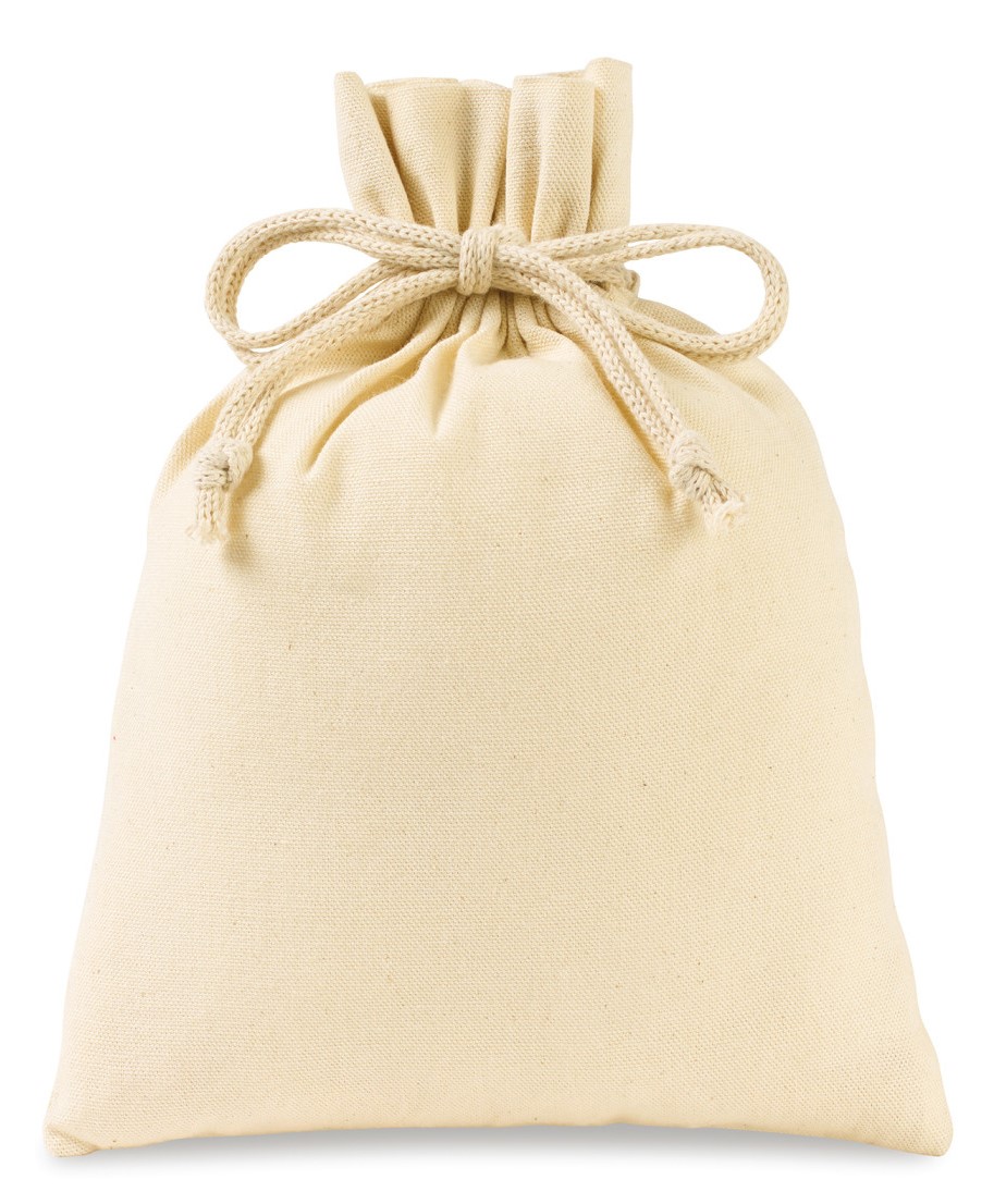 Canvas Drawstring Gift Bag- Medium