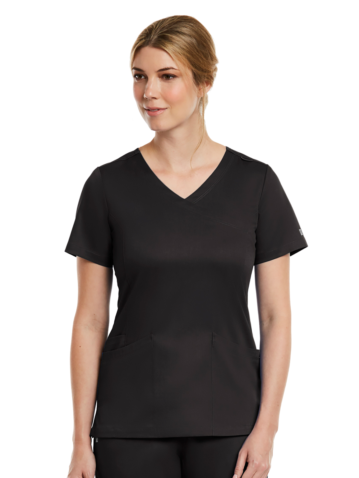 Maevn - Matrix - Women's Three-Pocket Curved Mock Wrap Top 19