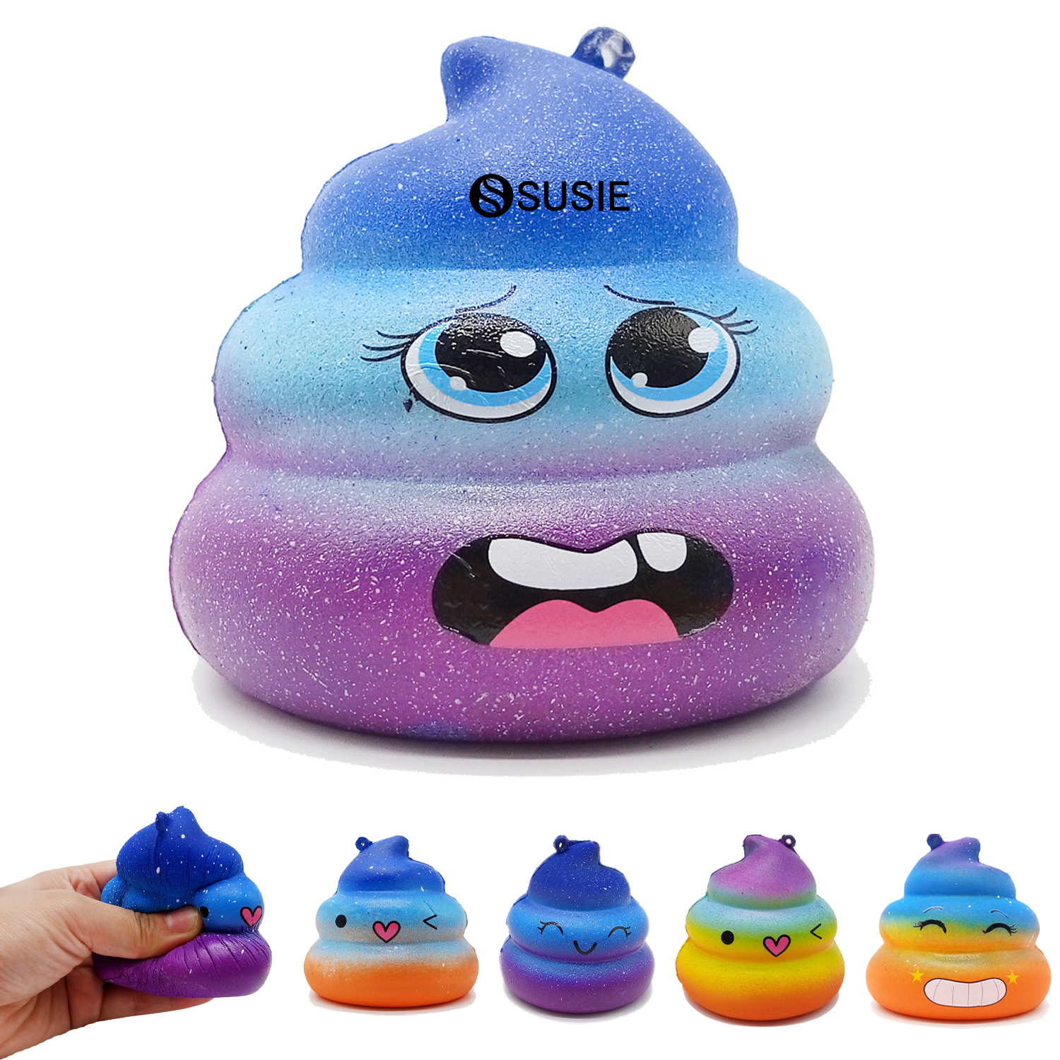 Mini Slow Rising Stress Relief Squeeze poo Toys 3