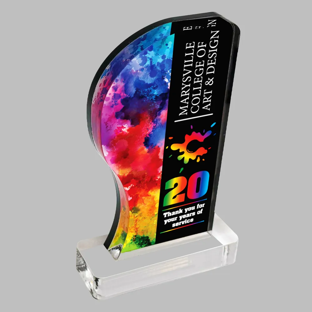3/4" Custom Full Color Acrylic Awards 5