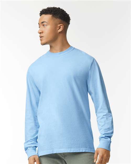 Unisex Garment-Dyed Heavyweight Long Sleeve T-Shirt - 6014 16