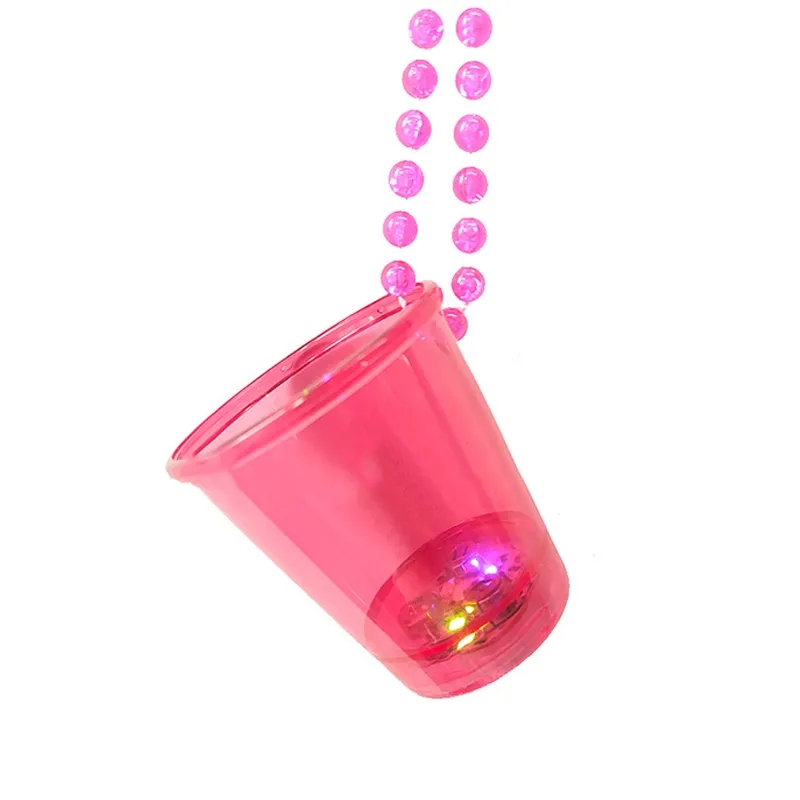 Led Light Up Shot Glasses Necklace Cups 2