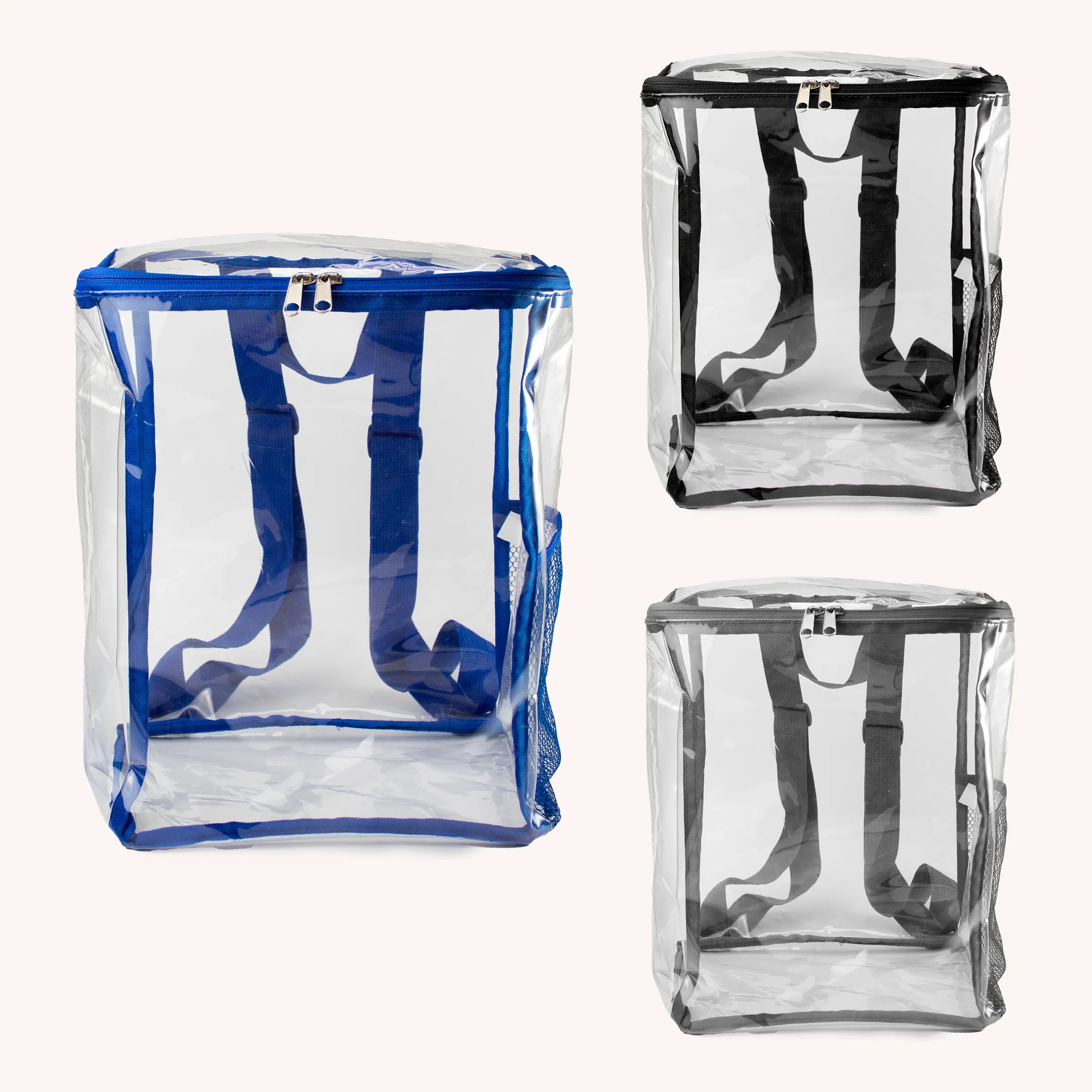 Clear Zipped Backpack 14