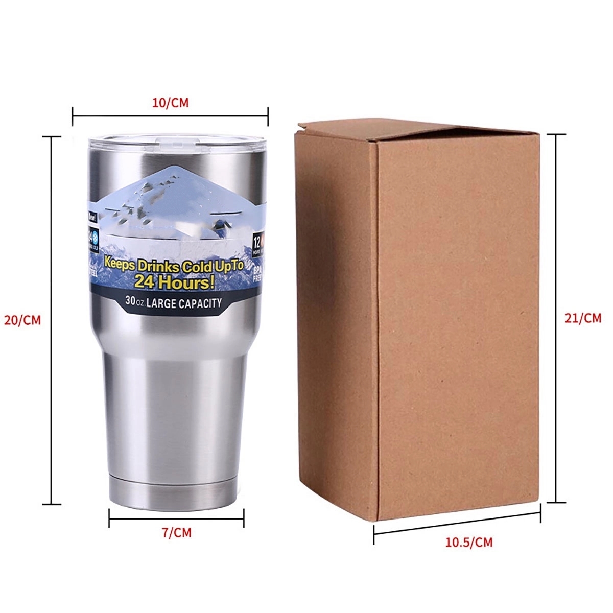 30 oz Stainless Steel Vacuum Tumblers 1