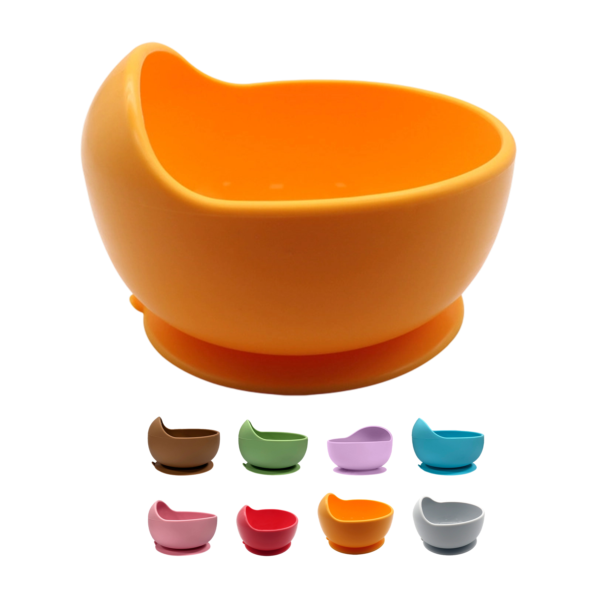 Silicone Baby Suction Feeding Bowl 4.8" By 3.6" 8