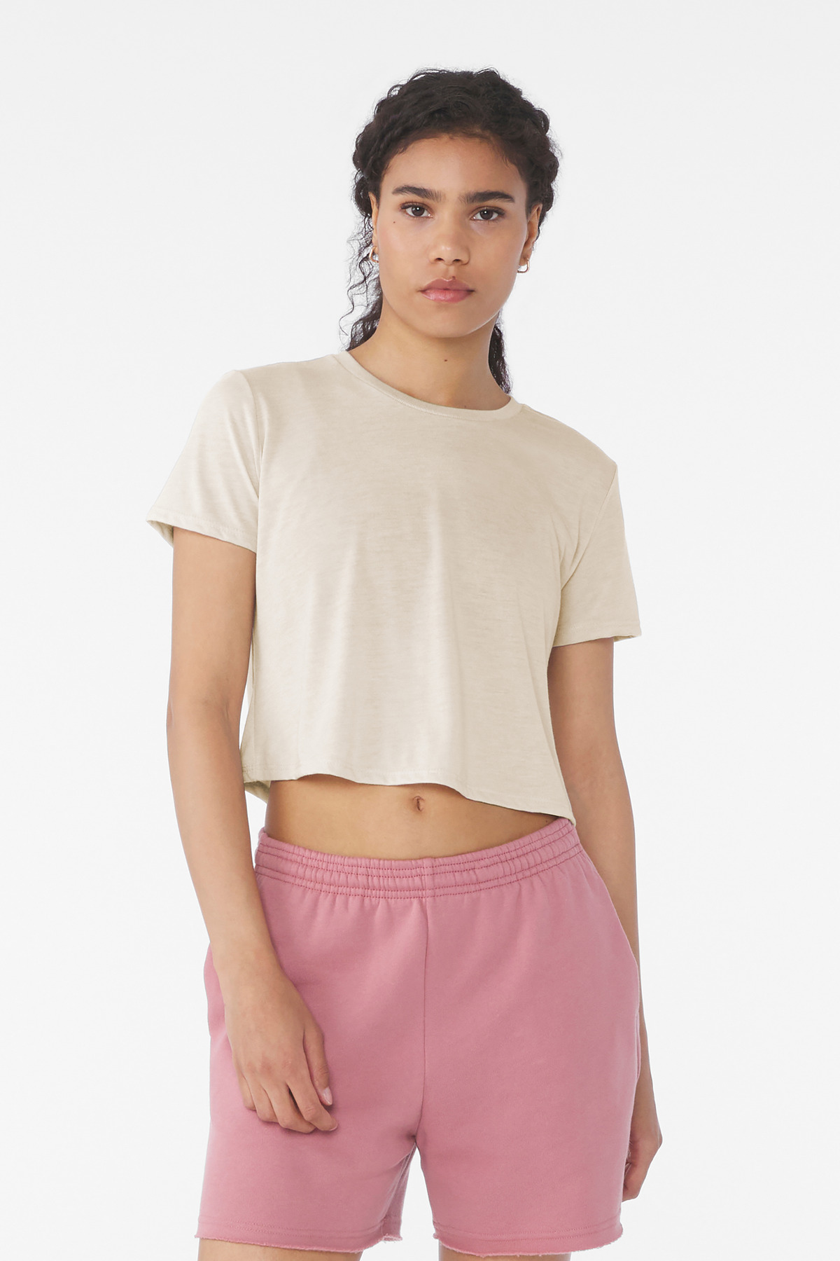 BELLA+CANVAS Women's Flowy Cropped Tee BC8882 8