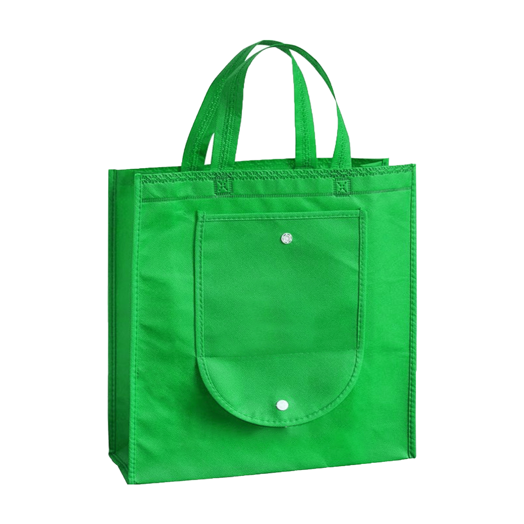 Reinforced Foldable 80gsm Non Woven Gag With Snap Button 3
