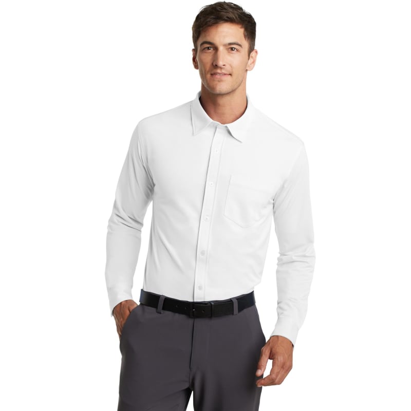 Port Authority Dimension Knit Dress Shirt. 9