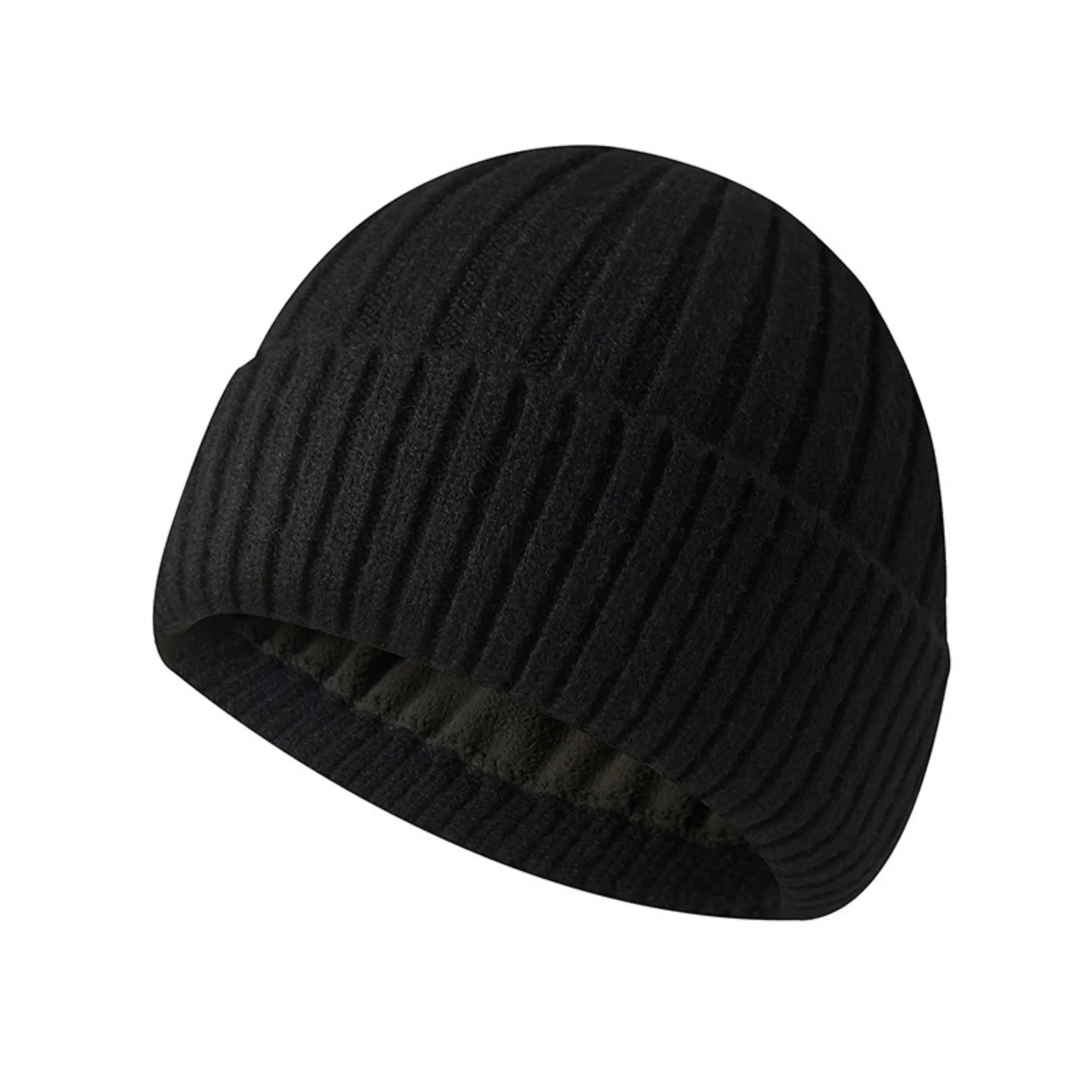Fleece Lined Winter Knit Beanie Hat 4