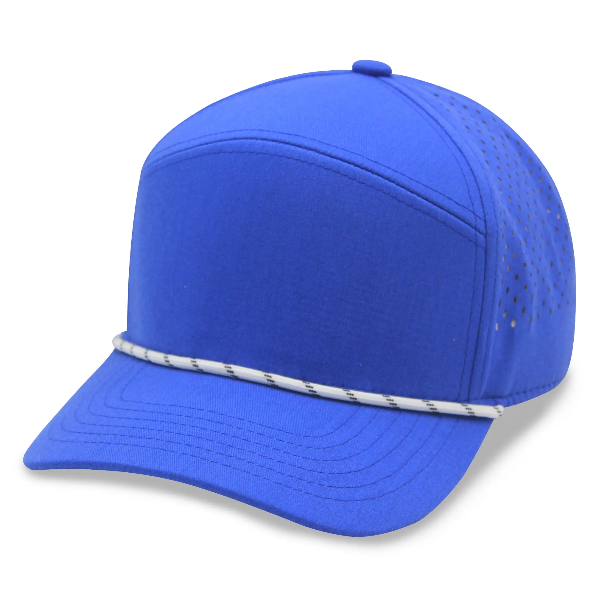5 Panel Golfer Trucker Cap w/Laser Cut Mesh Back