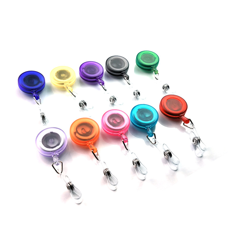 Retractable Badge Reel with Metal Clip 3