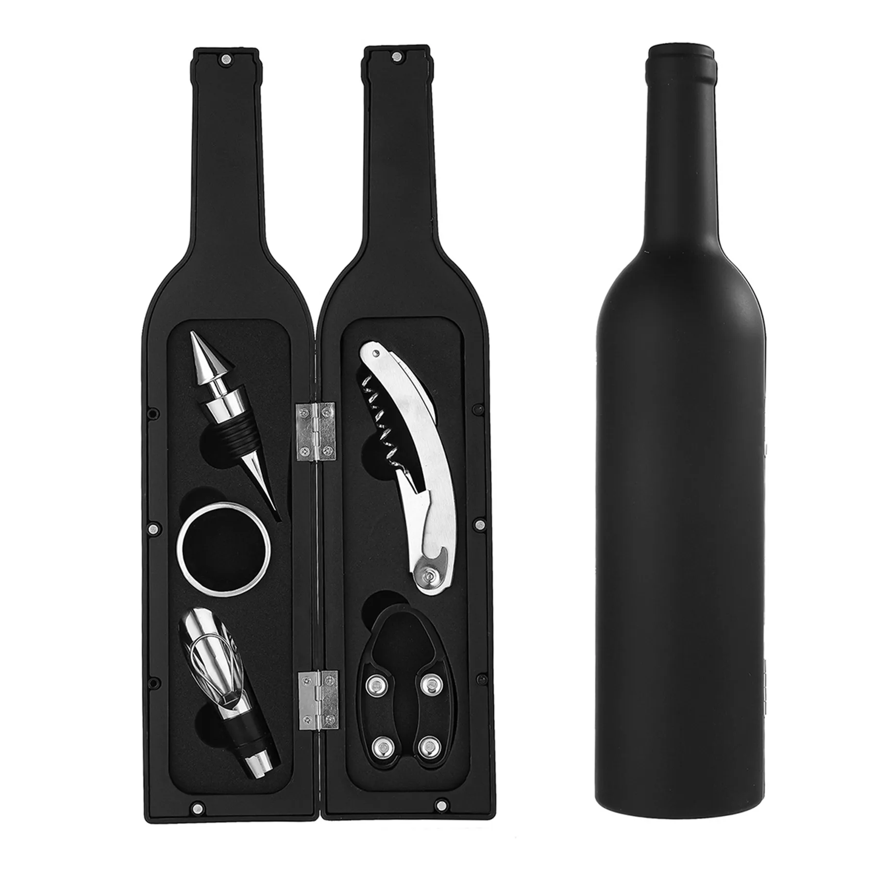 5-piece set of red wine corkscrew 4
