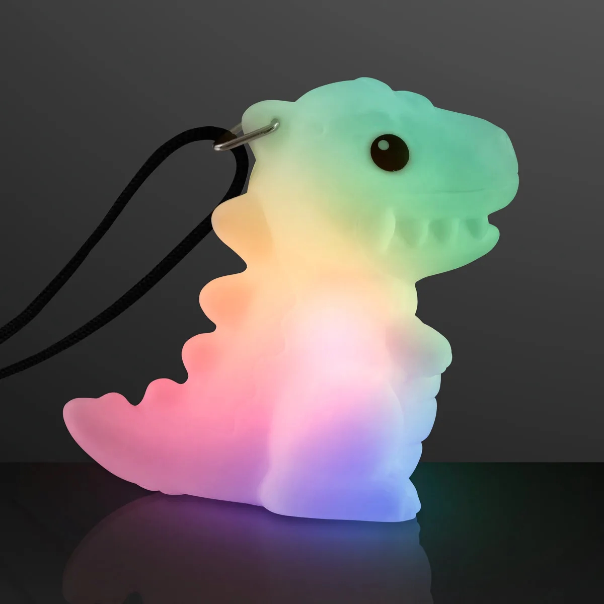 Light Up Dinosaur Necklace, Color Change LED 2