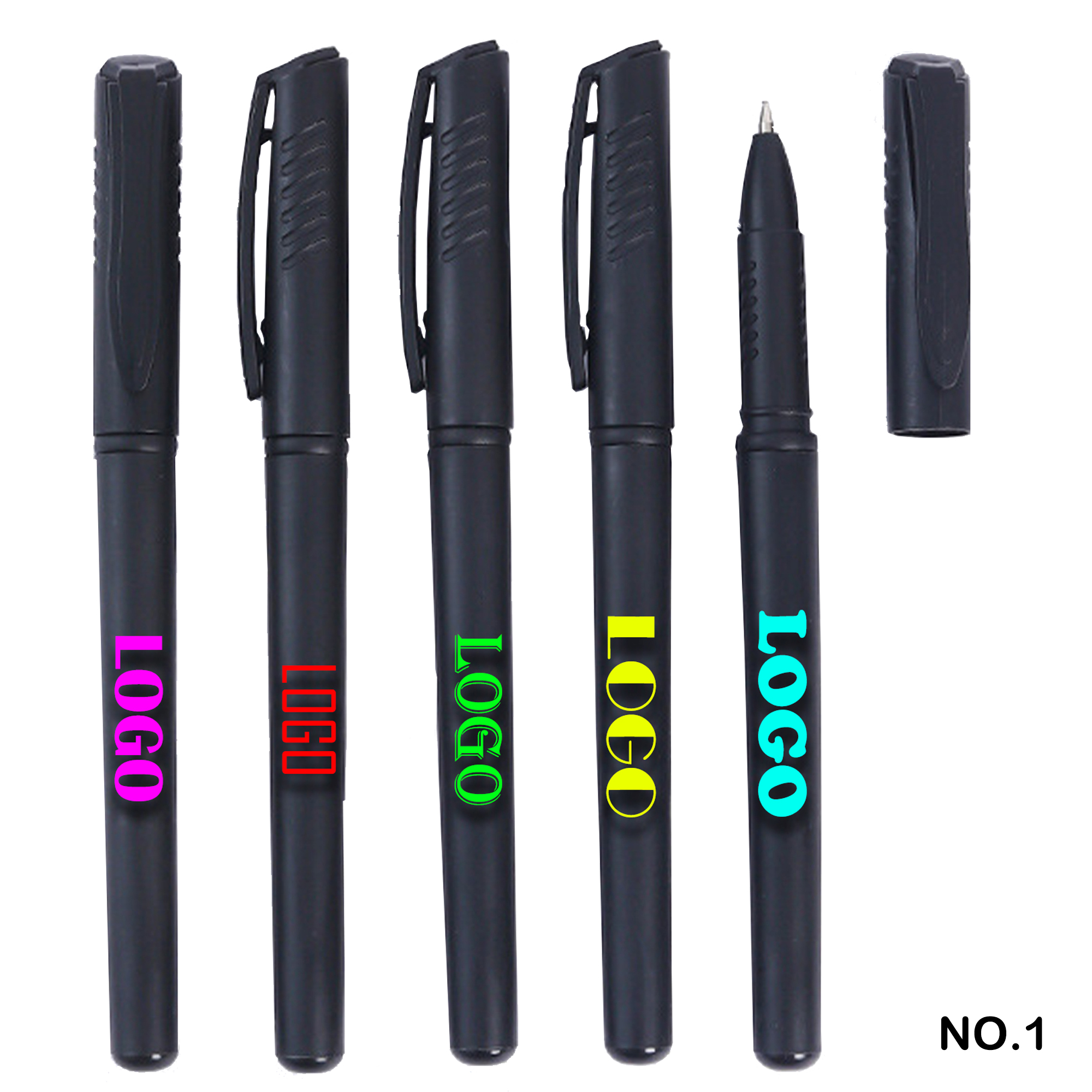 Frosted Matte Black Gel Pen 1
