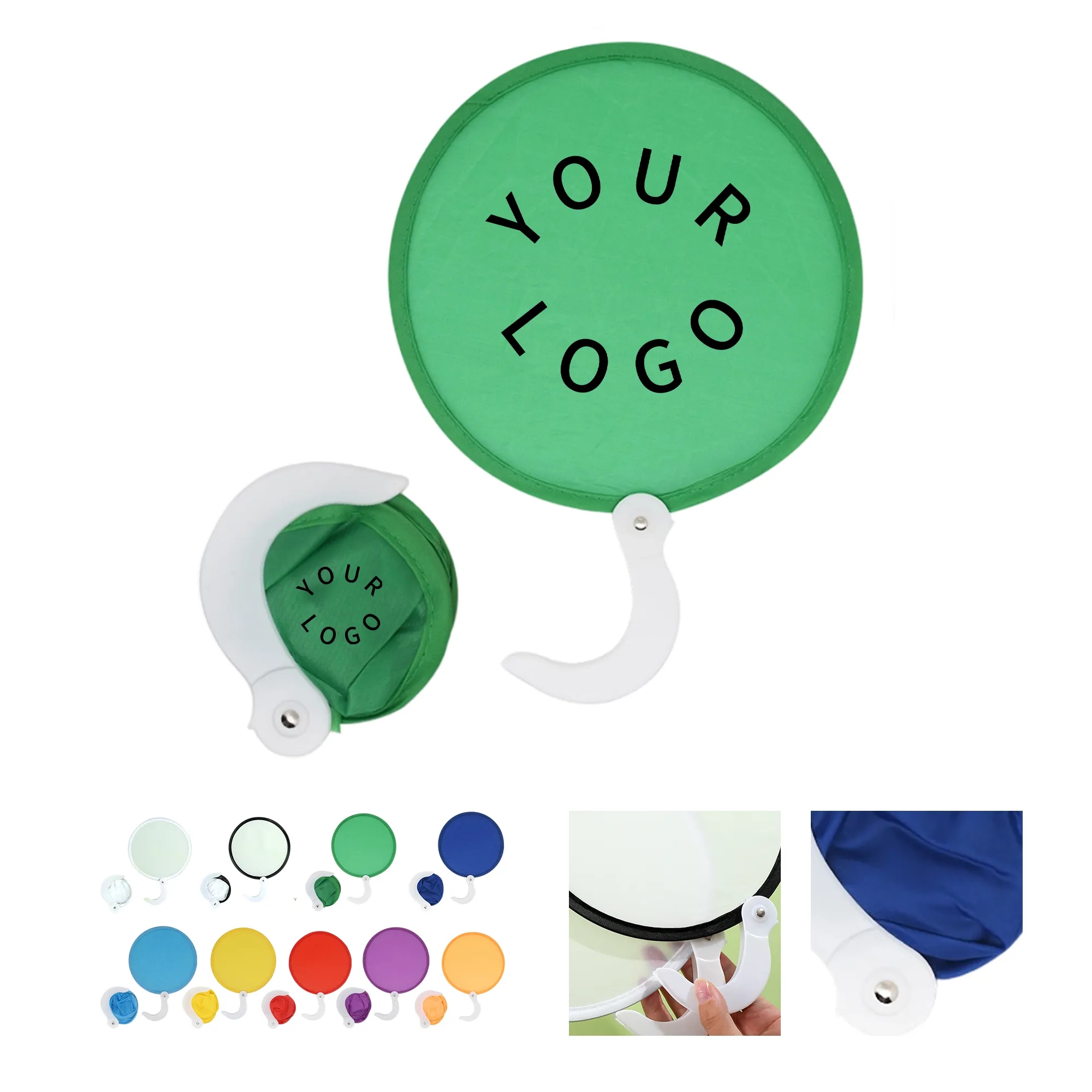 Compact Nylon Fan Collapsible with Storage 5