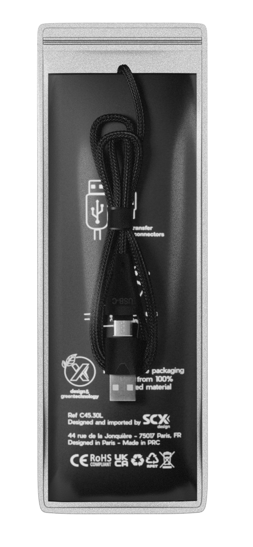 SCX Innovative Design™ RPET Data Transfer Cable 16
