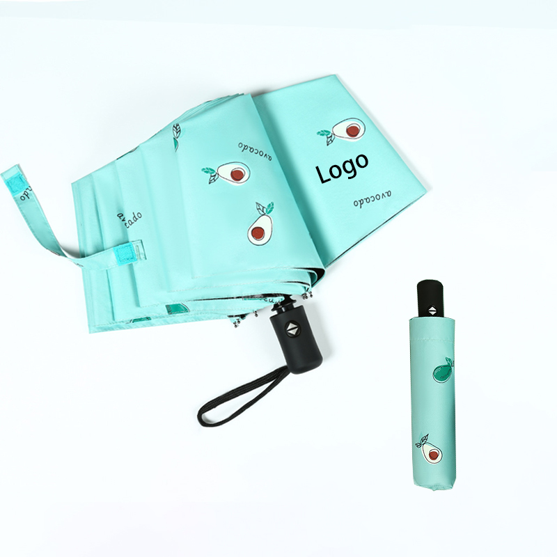 Fruits Pattern Windproof Automatic Sun/Rain Umbrella 10